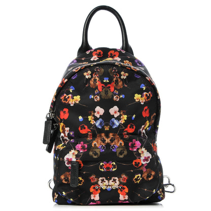 Givenchy Tech Twill Nylon Pansy Print Nano Backpack Multicolor 1 of 9