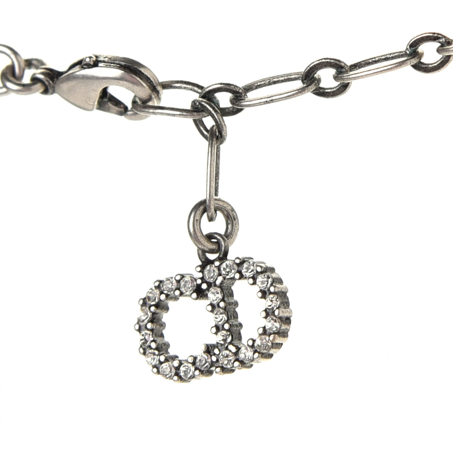 Christian Dior Velvet Crystal J’Adior Choker Necklace Black 4 of 4