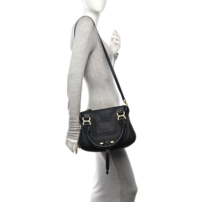 Chloe Calfskin Small Marcie Satchel Black 3 of 10