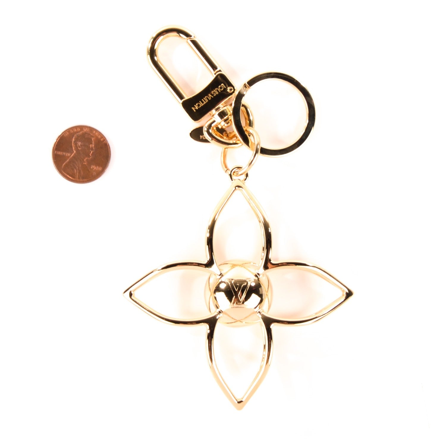 Louis Vuitton Sphere Bag Charm Gold 2 of 7
