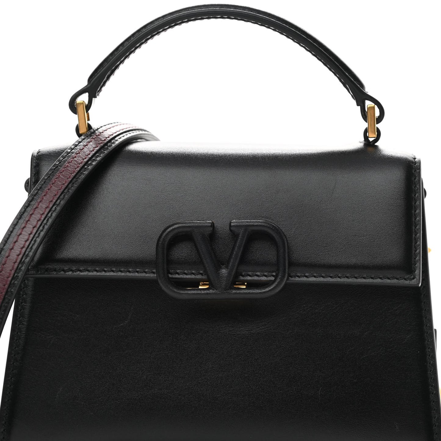 Calfskin Mini VSling Top Handle Bag
