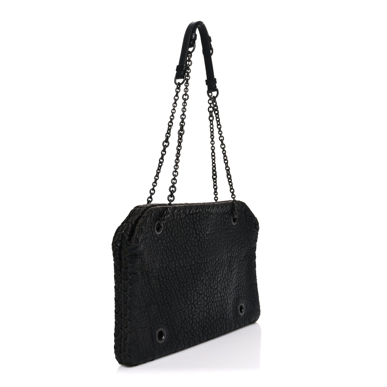 Bottega Veneta Nappa Intrecciato Duo Black 3 of 11