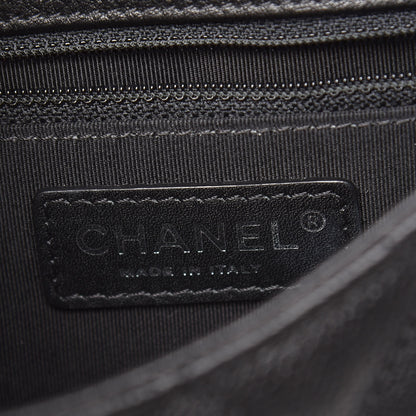 Chanel Calfskin Quilted Small Casual Pocket Messenger Flap Black 6 of 11