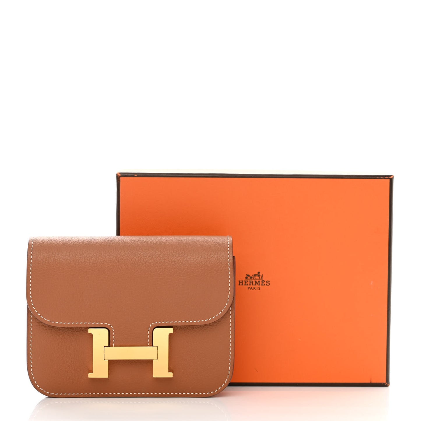 Evercolor Constance Slim Wallet Gold