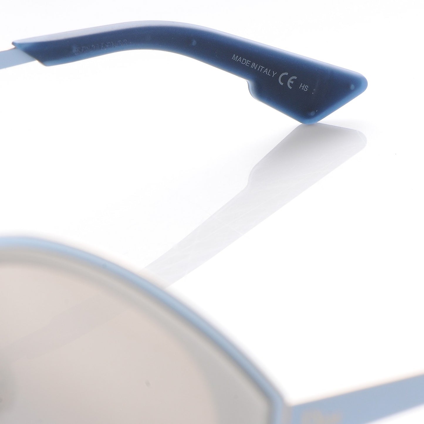 Sun Mirrored Round Sunglasses Blue
