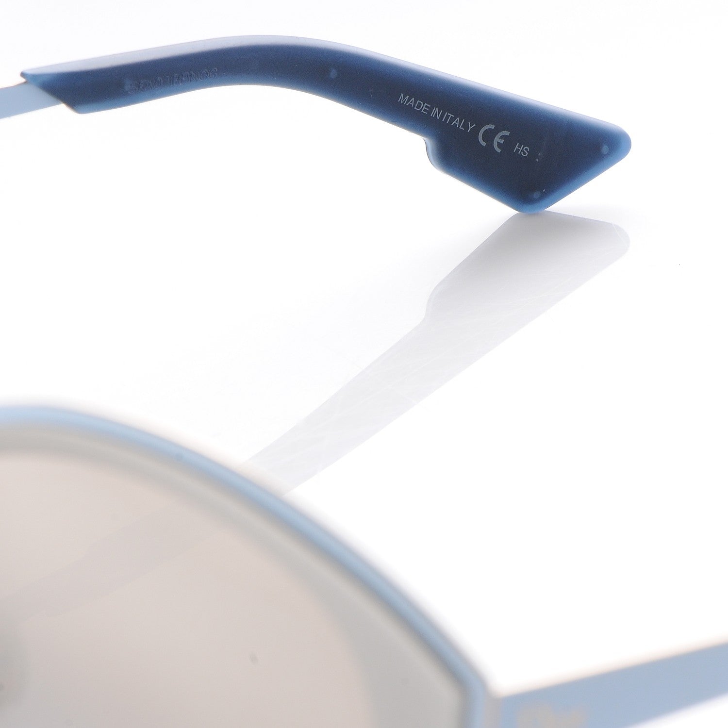 Christian Dior Sun Mirrored Round Sunglasses Blue 7 of 10