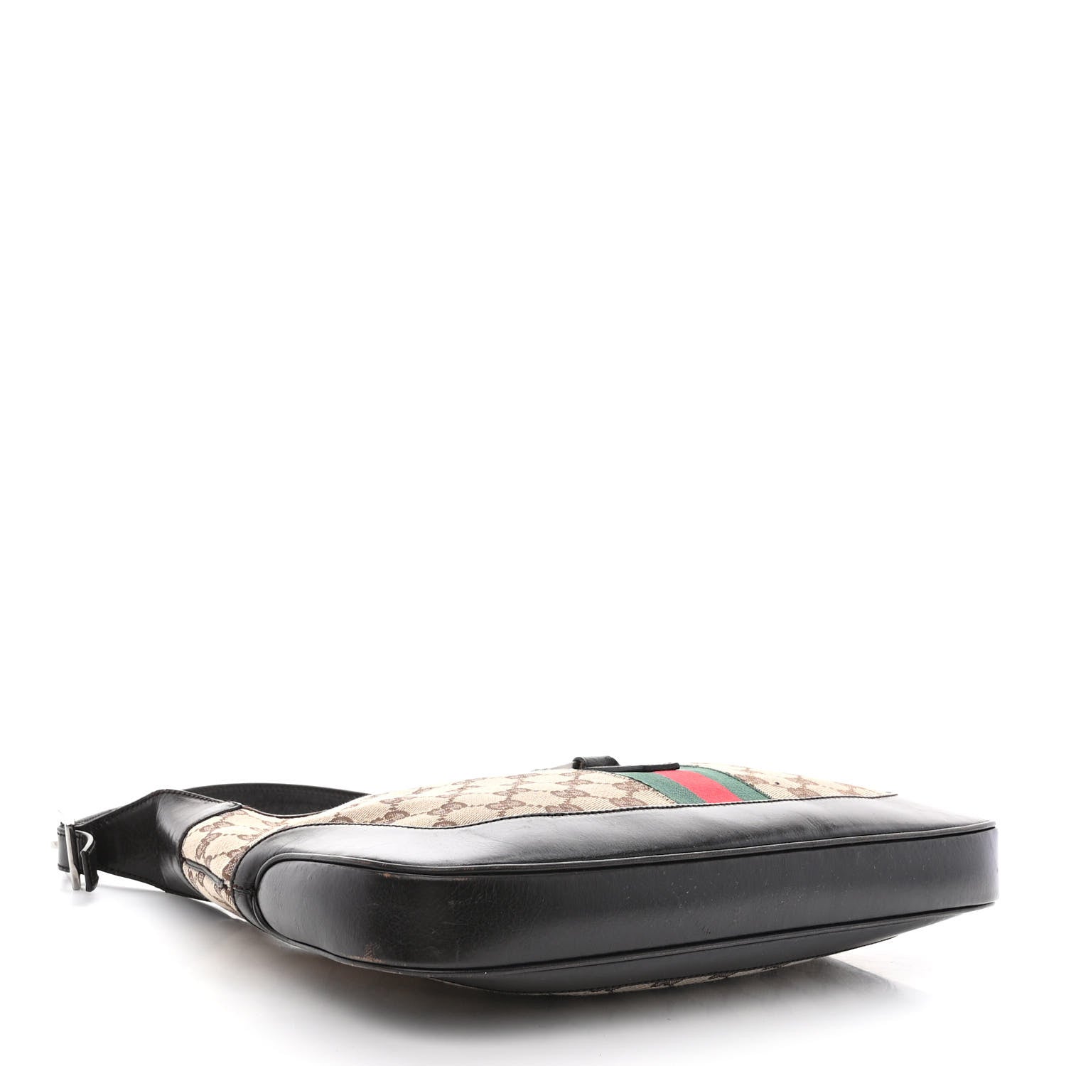 Gucci Monogram Web Jackie O Hobo Dark Brown 4 of 12