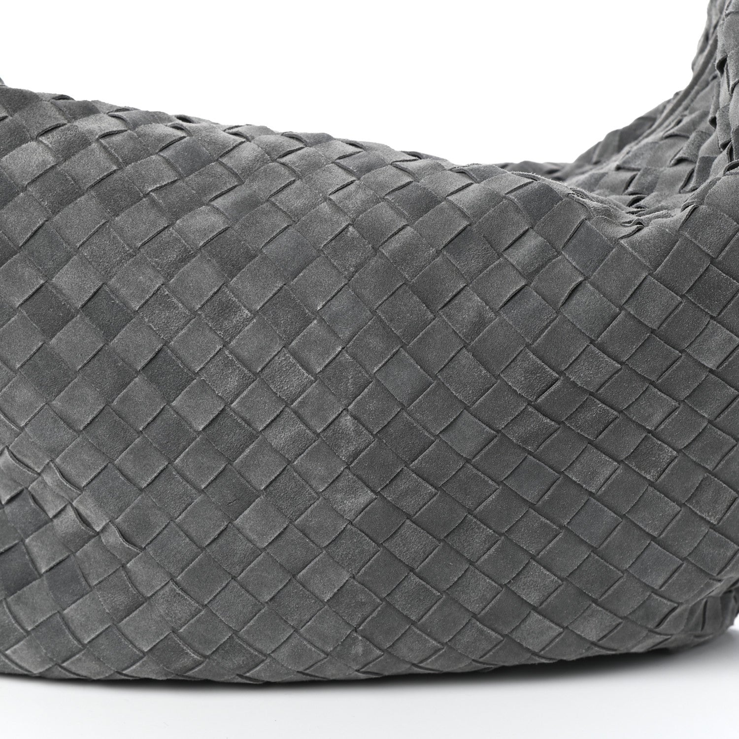 Bottega Veneta Suede Intrecciato Large Jodie Medium Grey 7 of 9