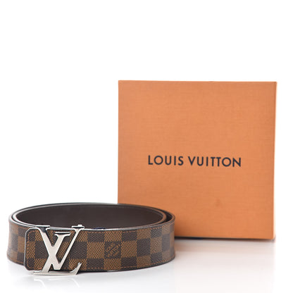 Louis Vuitton Damier Ebene 40mm LV Initiales Belt 90 36 7 of 7