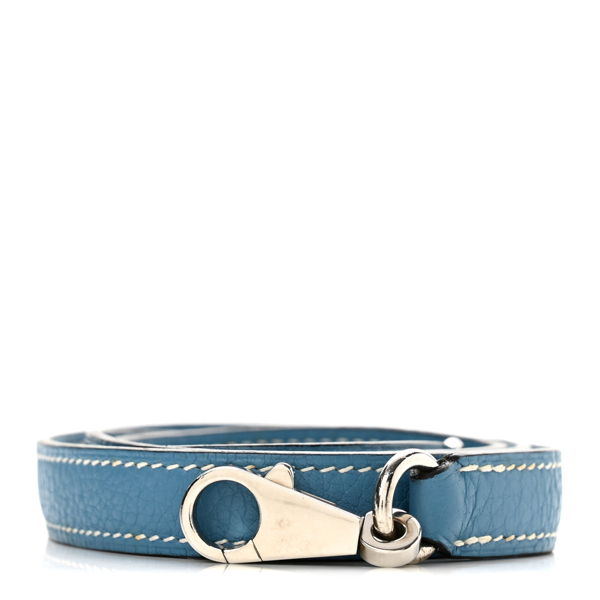 Hermes Togo Kelly Shoulder Strap Bleu Jean 1 of 6
