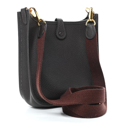 Hermes Taurillon Clemence Amazone Evelyne TPM Ebene Havane 2 of 4