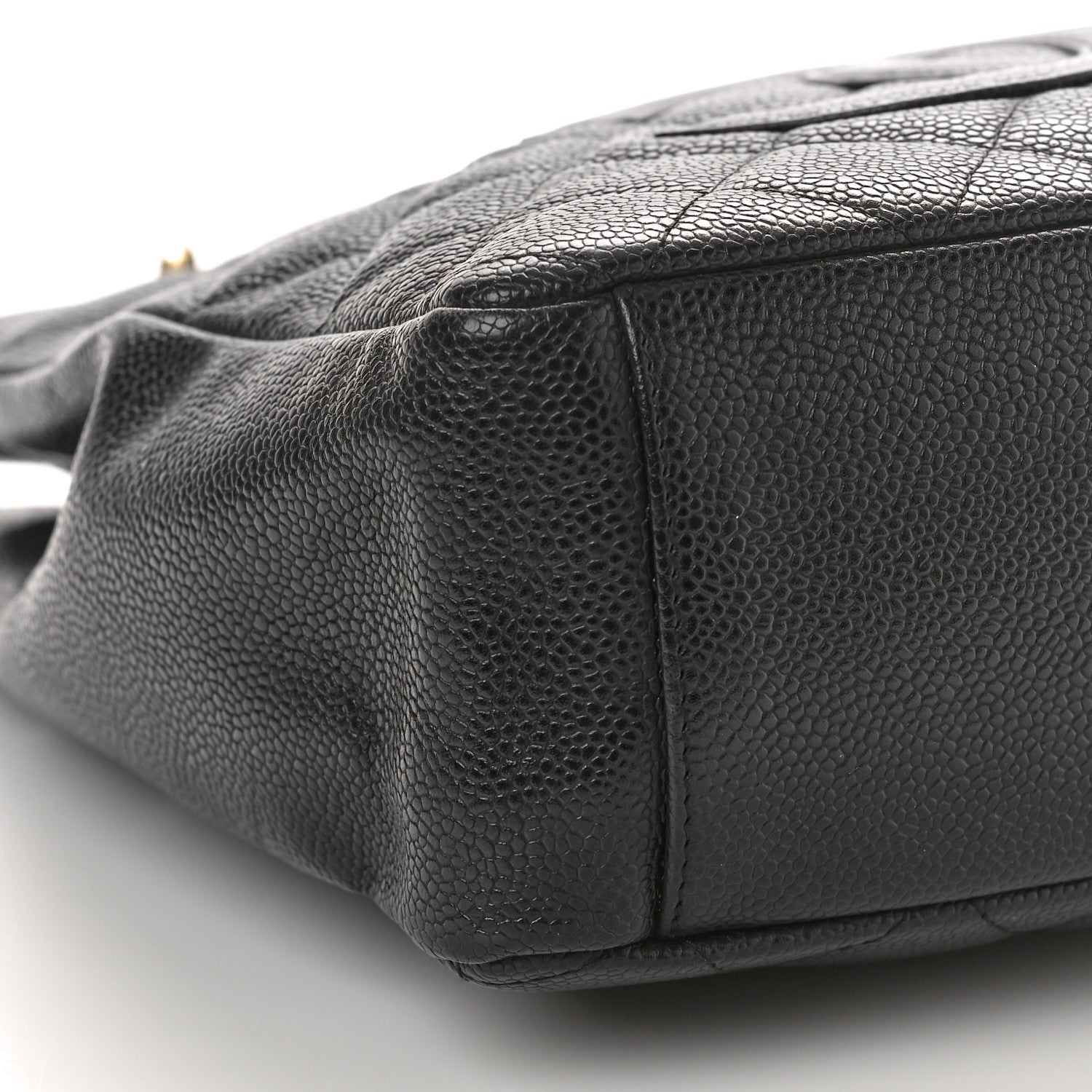 Chanel Caviar Quilted Petit Shopping Tote PST Black 9 of 13