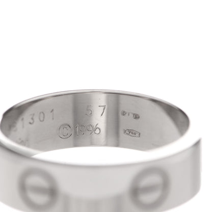 Cartier 18K White Gold 6mm LOVE Ring 57 8 5 of 5