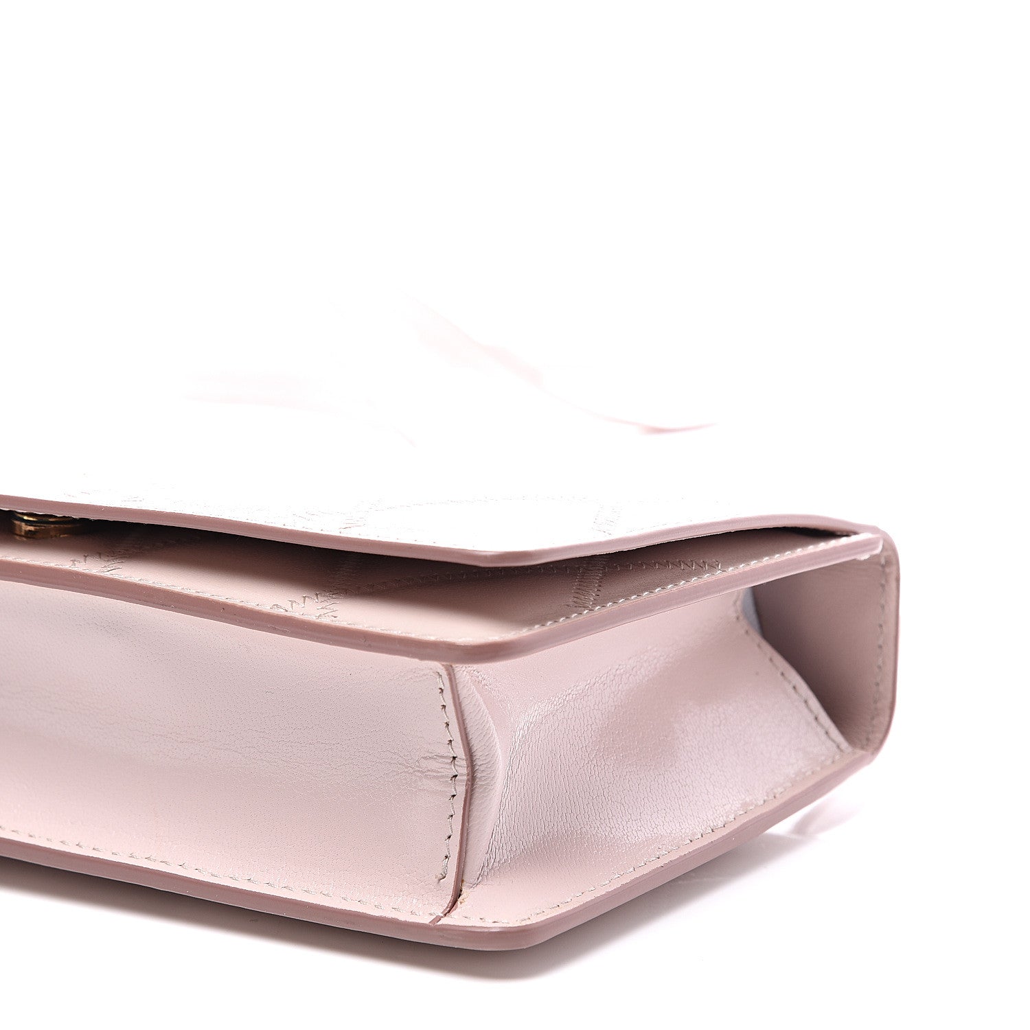 Givenchy Goatskin Quilted GV3 Strap Wallet Pale Pink 7 of 8