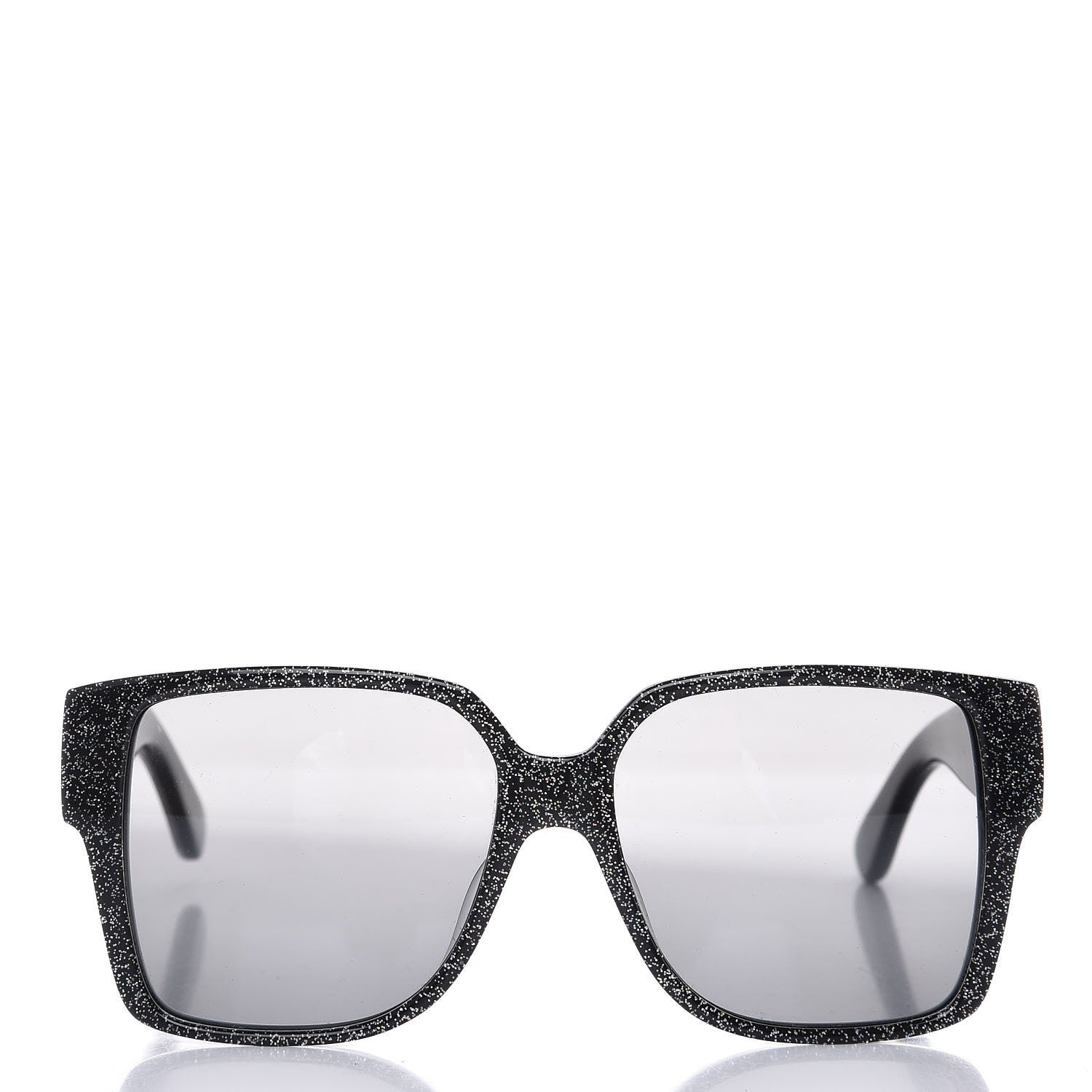 Saint Laurent Square SL M9 Sunglasses Glitter Black 2 of 7