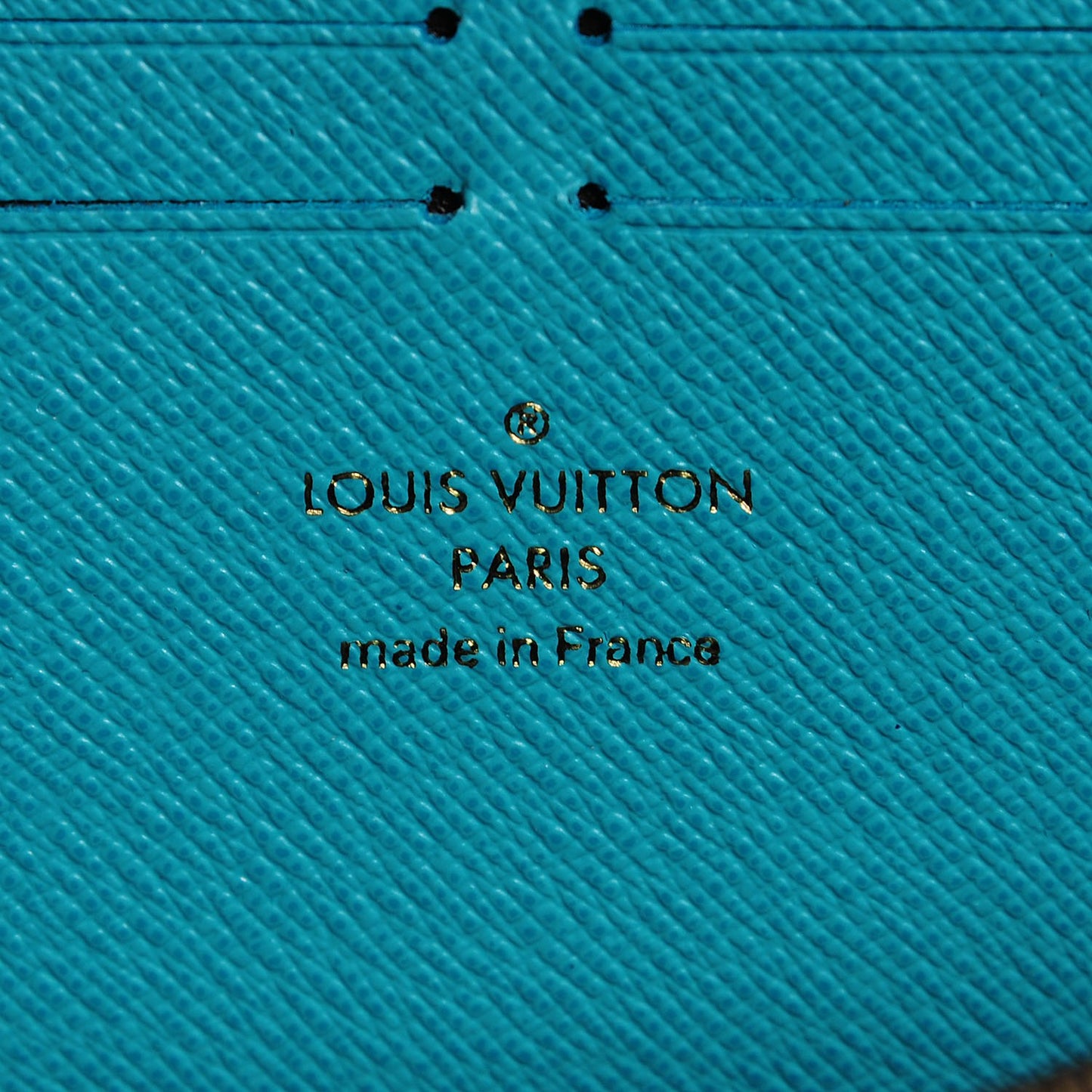 Monogram Clemence Wallet Turquoise