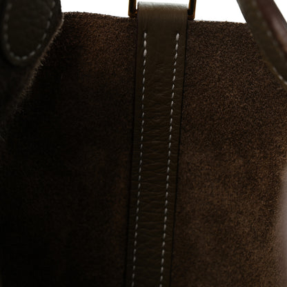 Hermes Taurillon Clemence Picotin Lock 18 PM Etoupe 6 of 9
