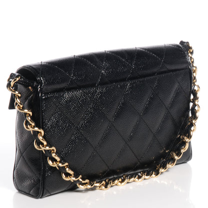 Chanel Caviar Quilted Medium Single Flap Black 3 of 8