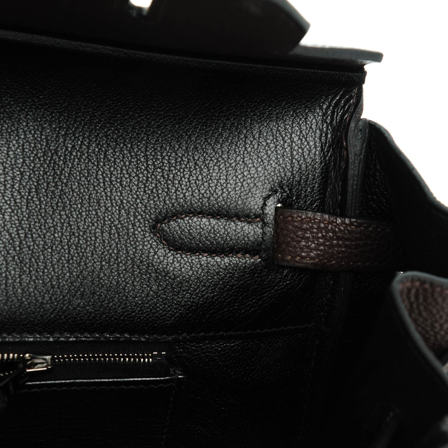 Togo Bi-Color Birkin 35 Chocolate Black