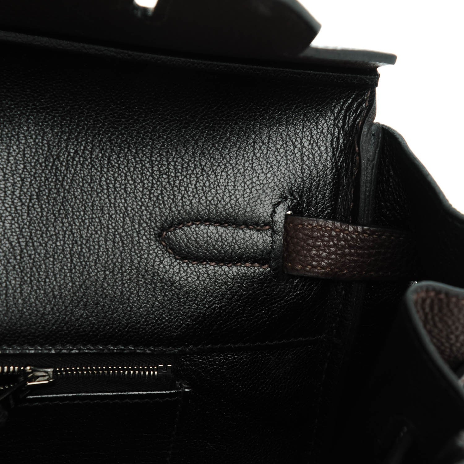 Hermes Togo Bi-Color Birkin 35 Chocolate Black 16 of 22