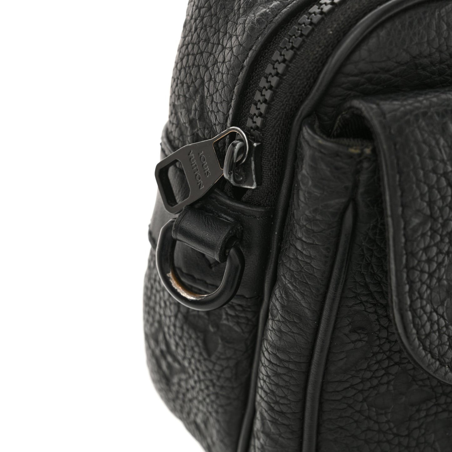Taurillon Monogram S Lock Messenger Black