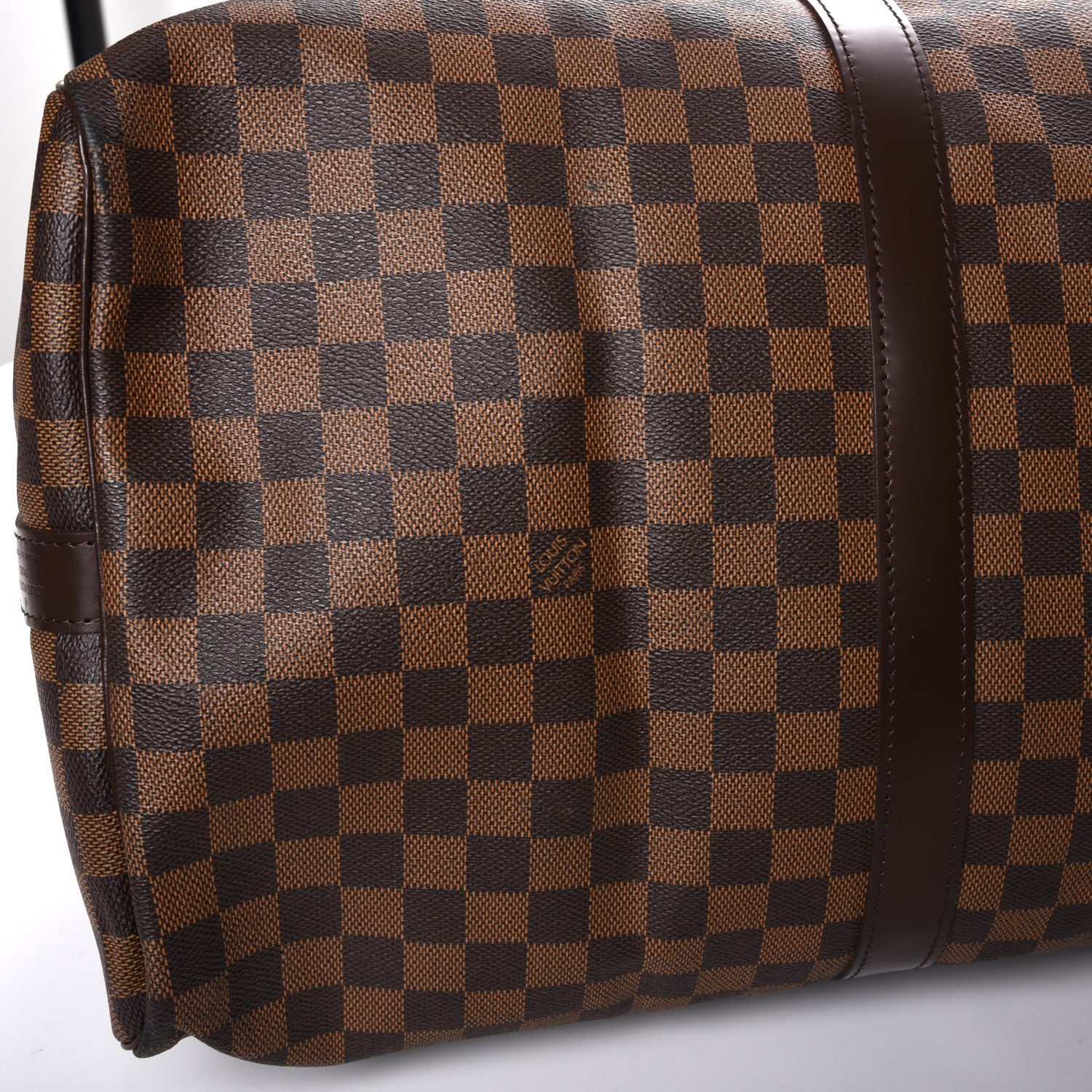 Louis Vuitton Damier Ebene Keepall Bandouliere 55 10 of 11