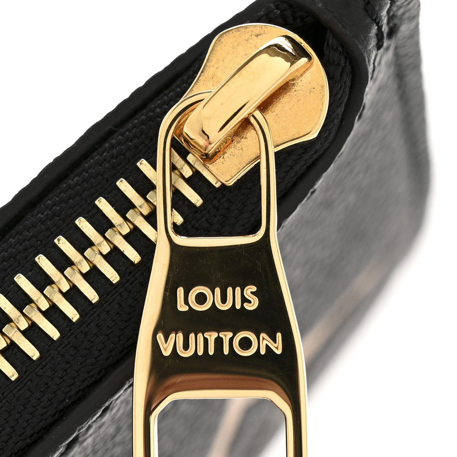 Louis Vuitton Empreinte Monogram Giant Neverfull MM Pochette Black Beige 7 of 7