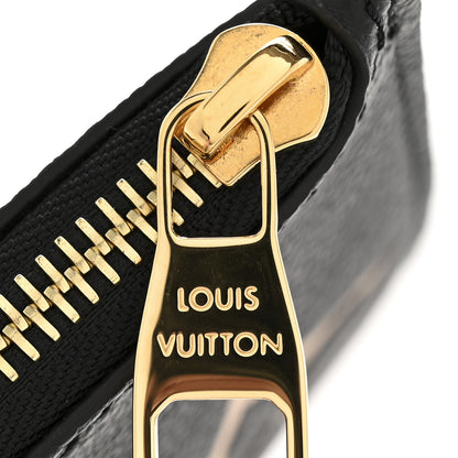 Louis Vuitton Empreinte Monogram Giant Neverfull MM Pochette Black Beige 7 of 7