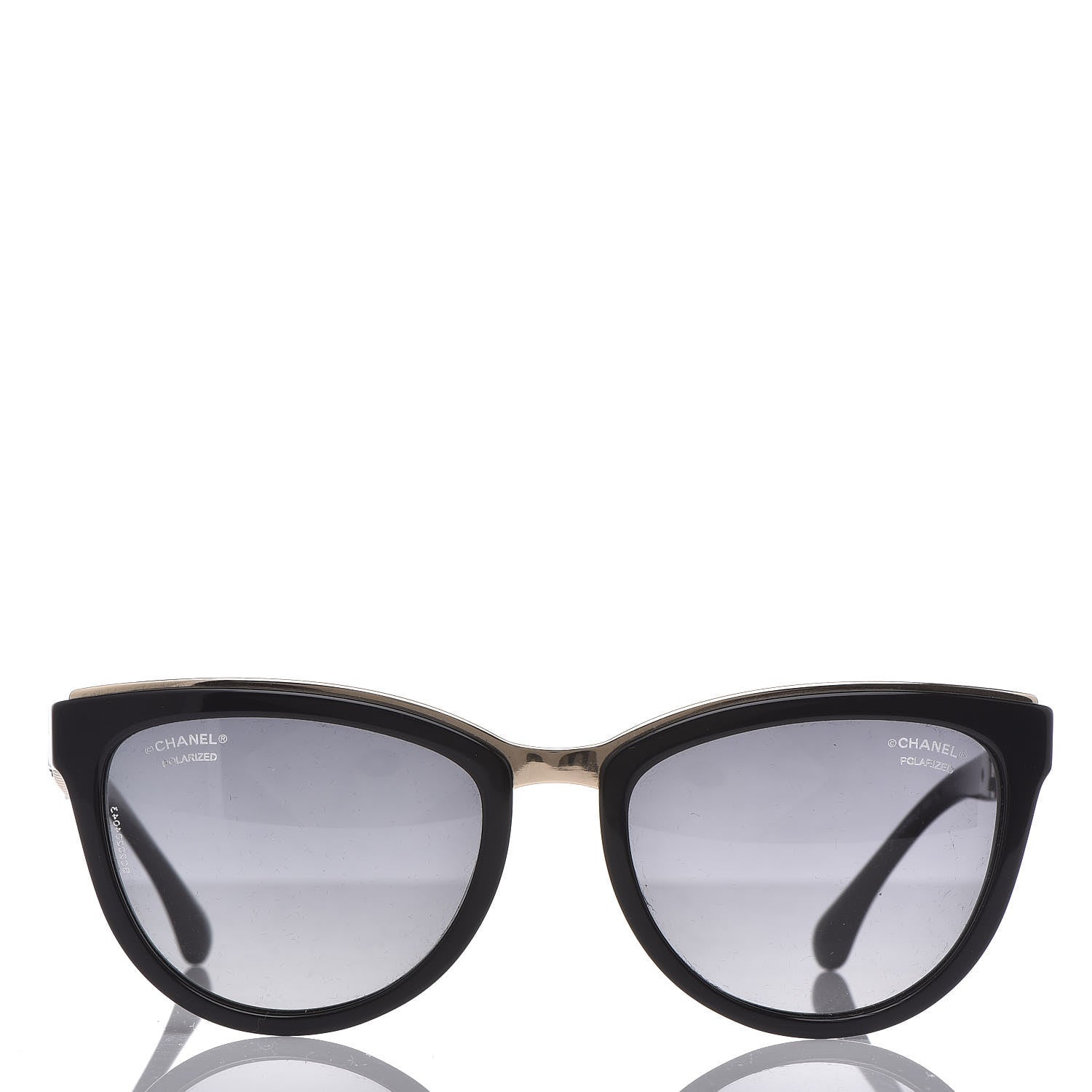 Chanel Lambskin Chain Polarized Sunglasses 5361-Q Black 3 of 7