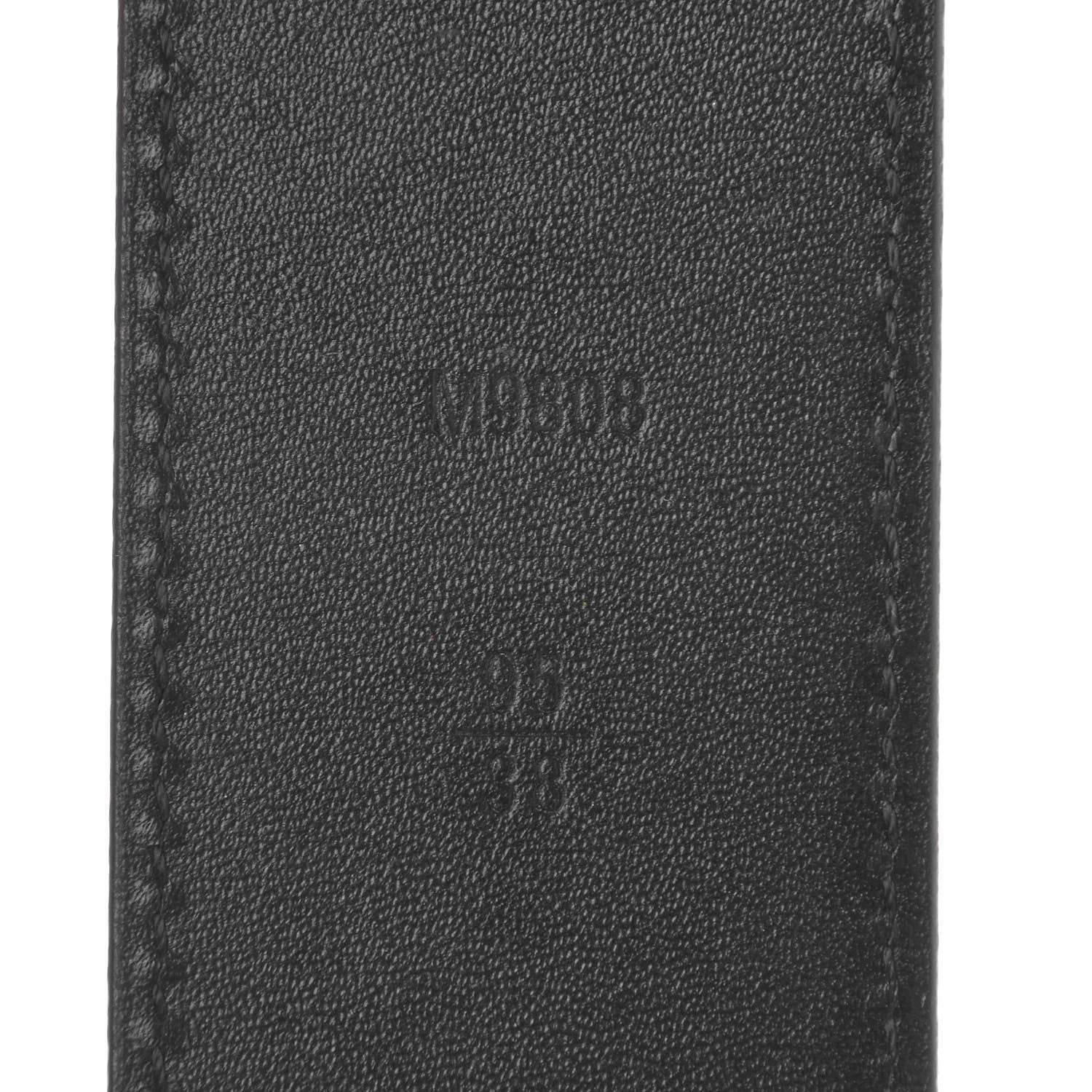 Louis Vuitton Damier Graphite 40mm LV Initiales Belt 95 38 5 of 7