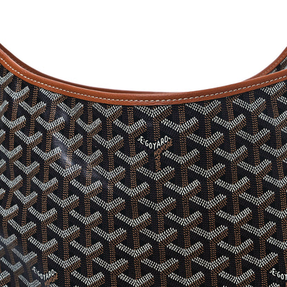 Goyard Goyardine Boheme Hobo Black Gold 8 of 10