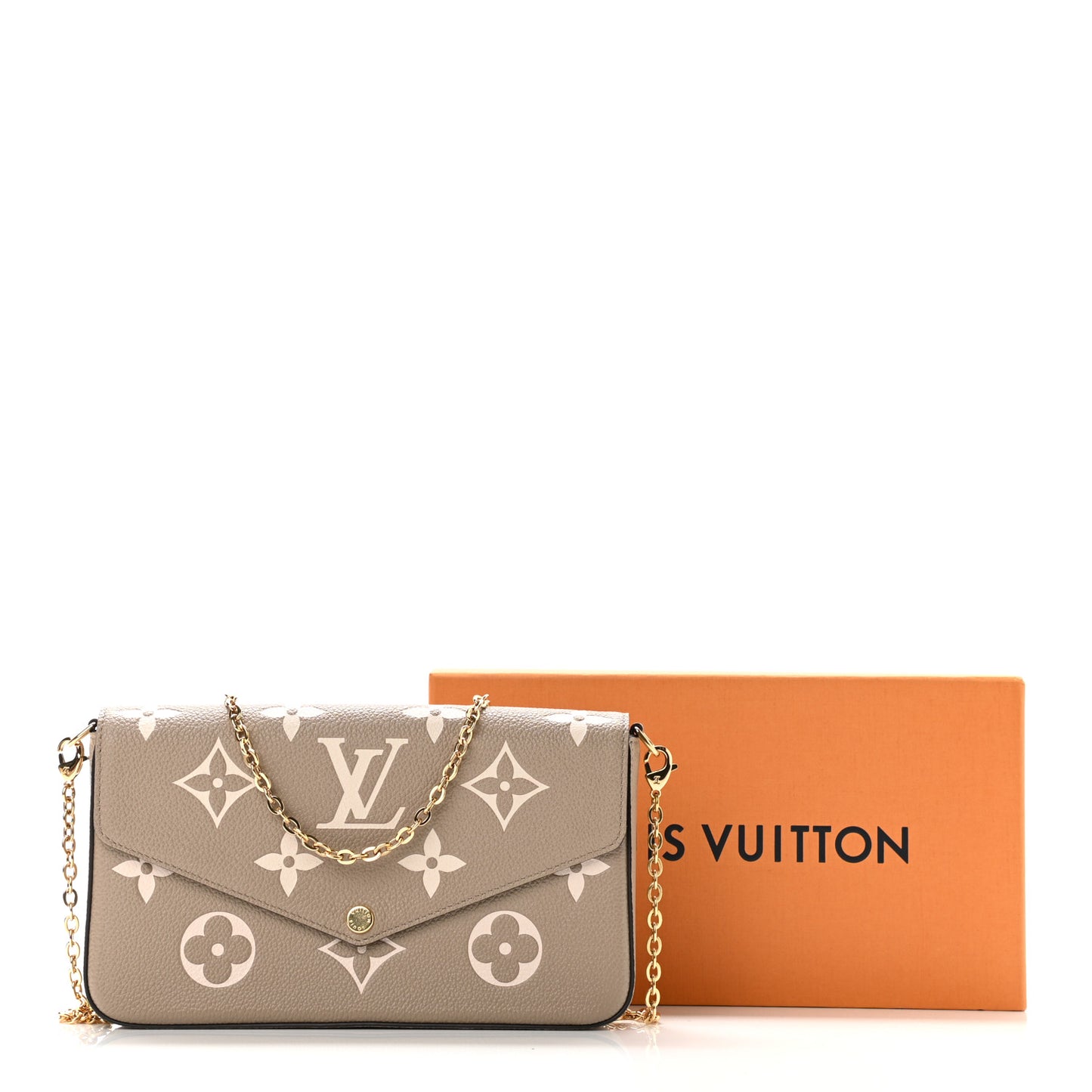 Empreinte Monogram Giant Felicie Pochette Tourterelle Creme
