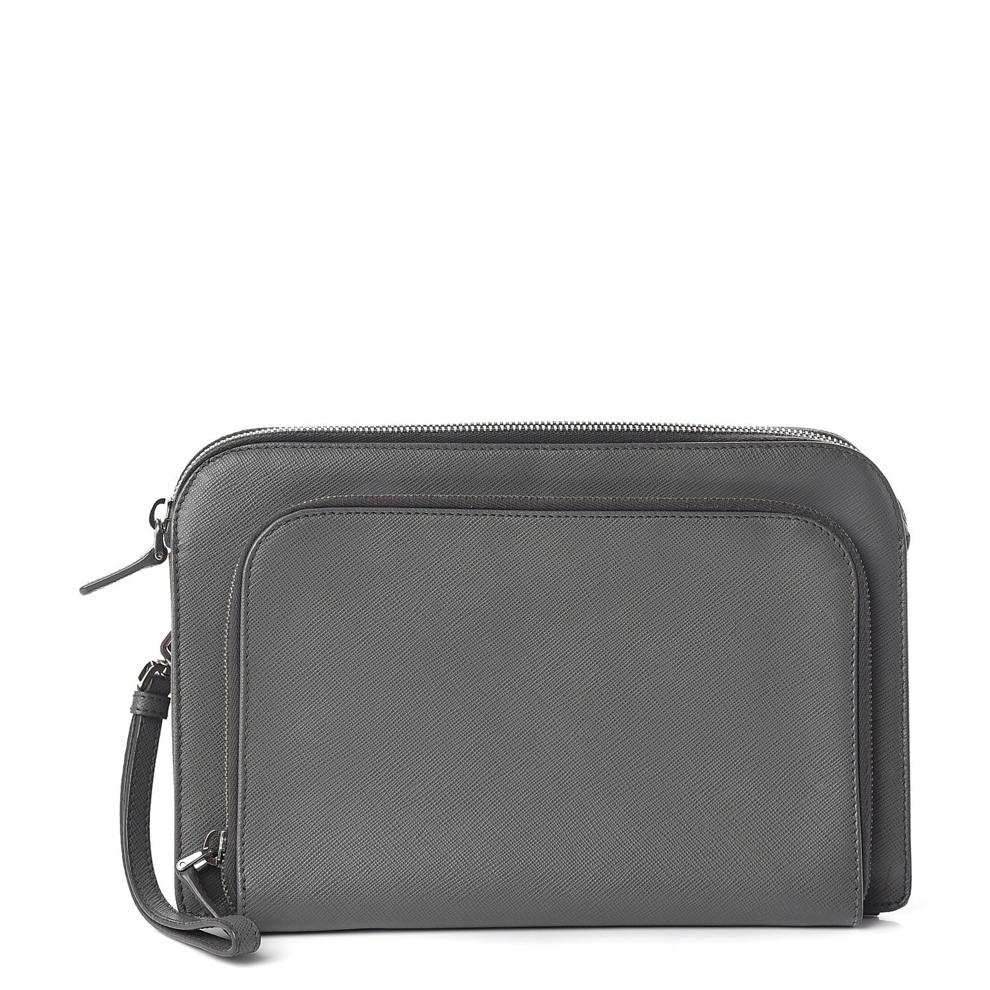 Saffiano Travel Wristlet Bag Marmo