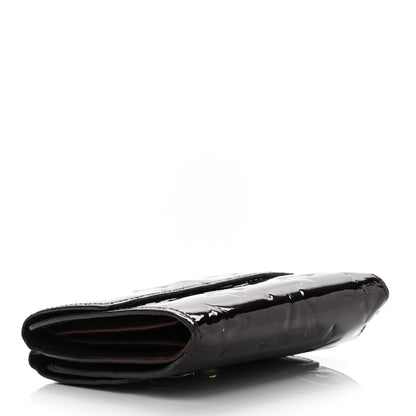 Louis Vuitton Vernis Elise Wallet Amarante 3 of 4
