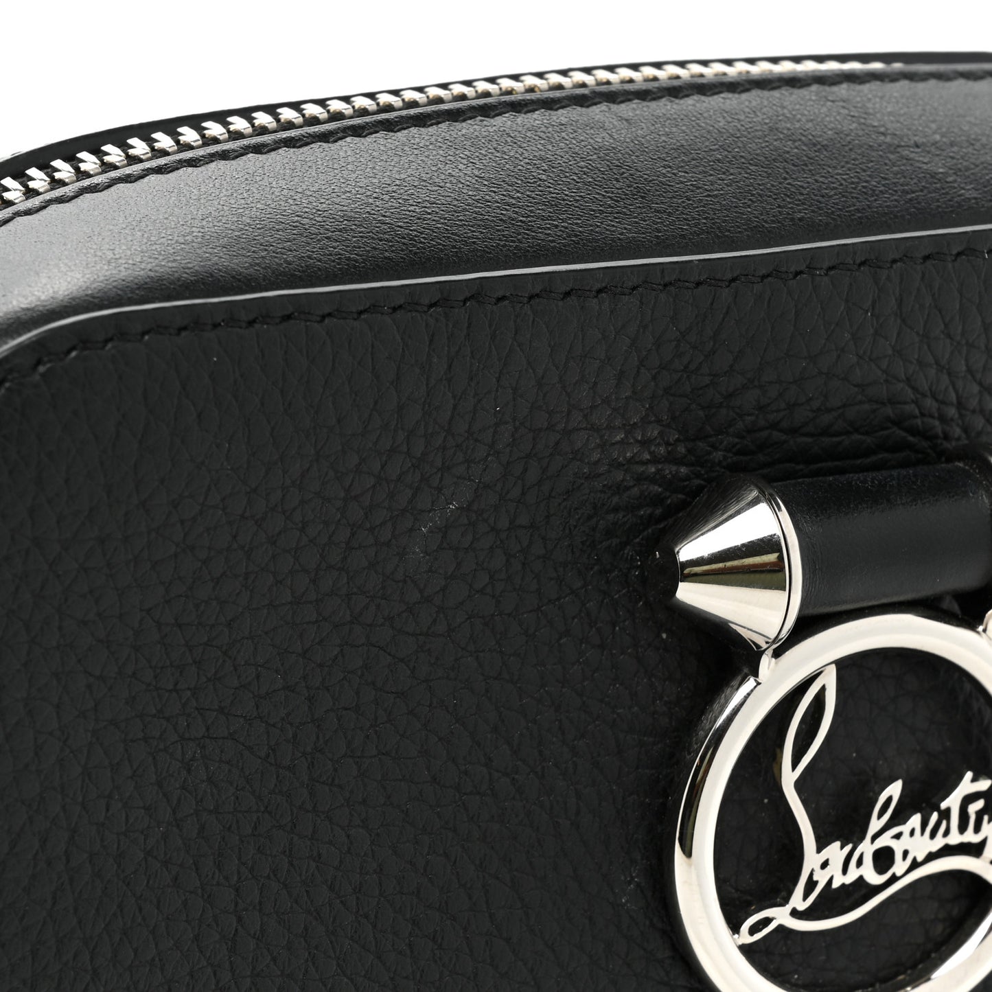 Empire Calfskin Mini Rubylou Crossbody Black Red