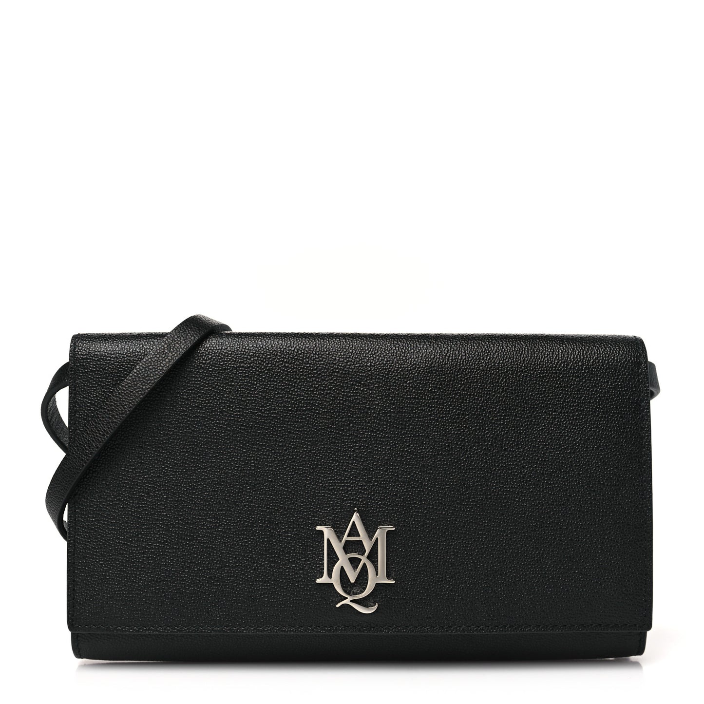 Calfskin Insignia Pouch Black