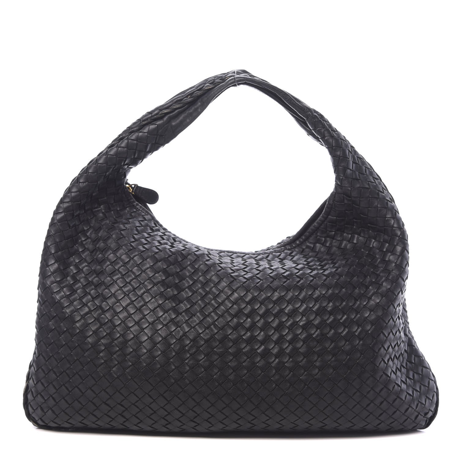 Bottega Veneta Nappa Intrecciato Large Veneta Hobo Black 1 of 14