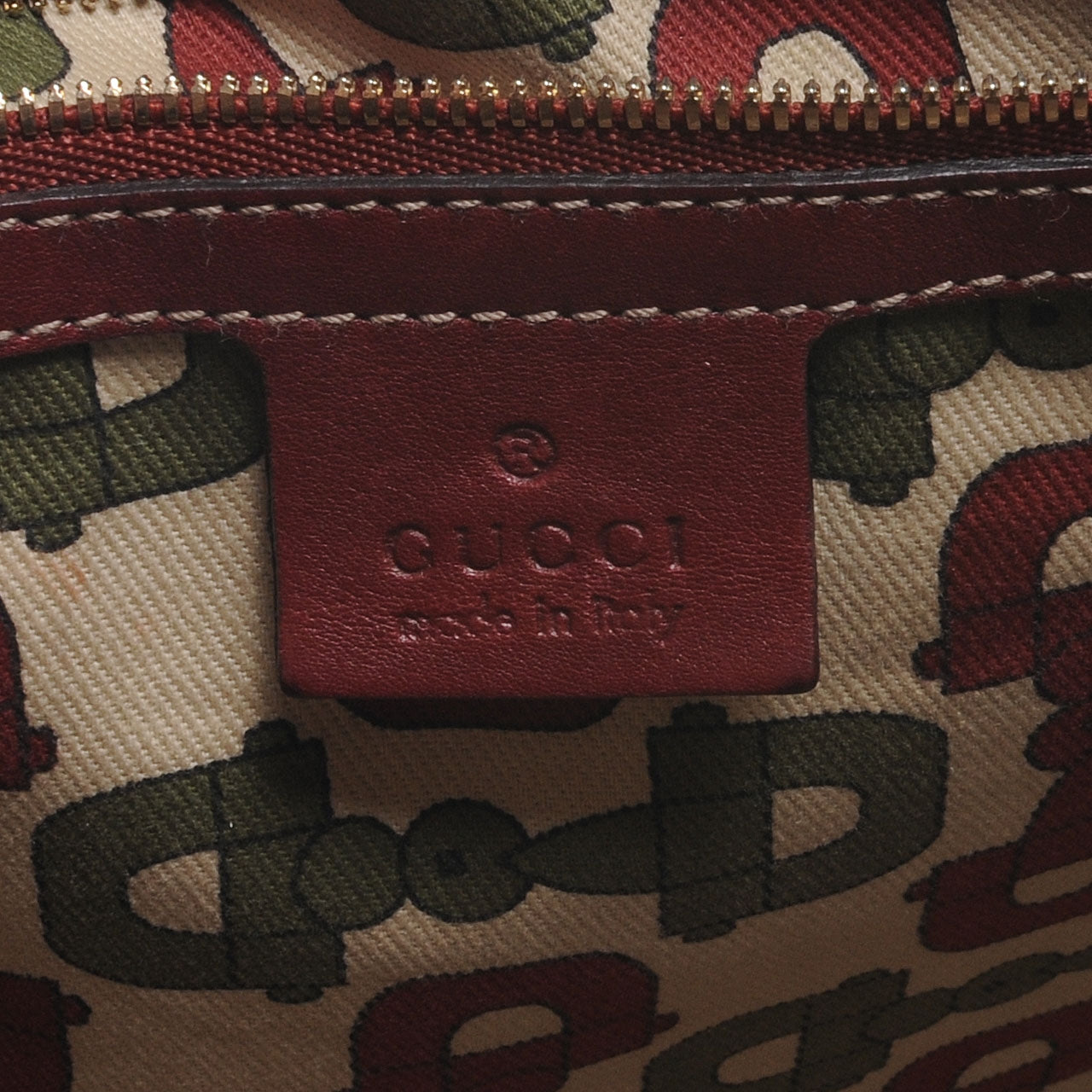 Guccissima 85th Anniversary Large Boston Rusty Red