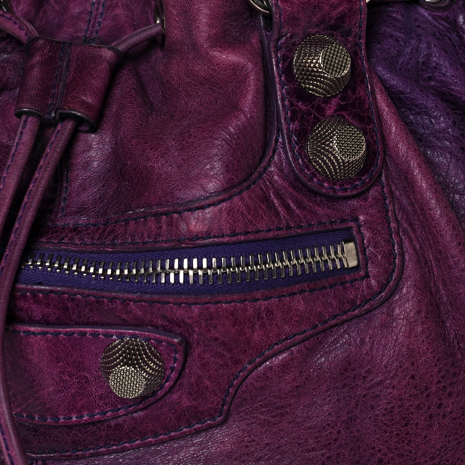 Balenciaga Agneau Giant 21 Silver Hardware Pompon Raisin 7 of 18