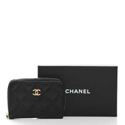 Chanel Caviar Quilted Classic Zipped Coin Purse Black 8 of 8
