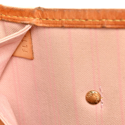 Louis Vuitton Damier Azur Neo Neverfull MM Rose Ballerine 8 of 14
