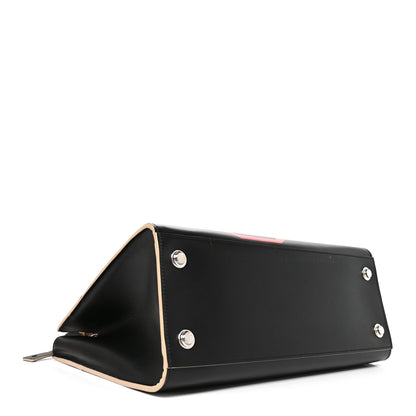 Louis Vuitton Calfskin World Tour City Steamer MM Black 4 of 9