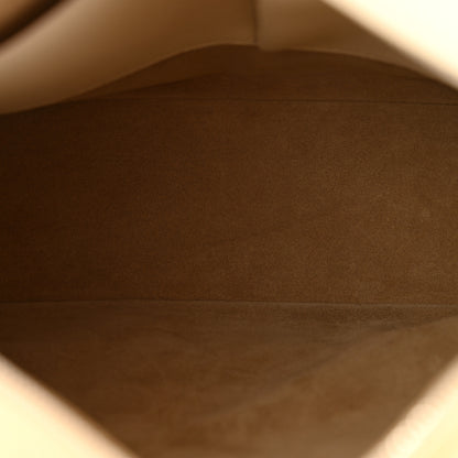 The Row Grained Calfskin Medium Portfolio Tote Ivory 5 of 12
