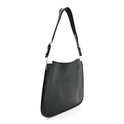 Gucci Calfskin Horsebit Slim Shoulder Bag Black 3 of 11
