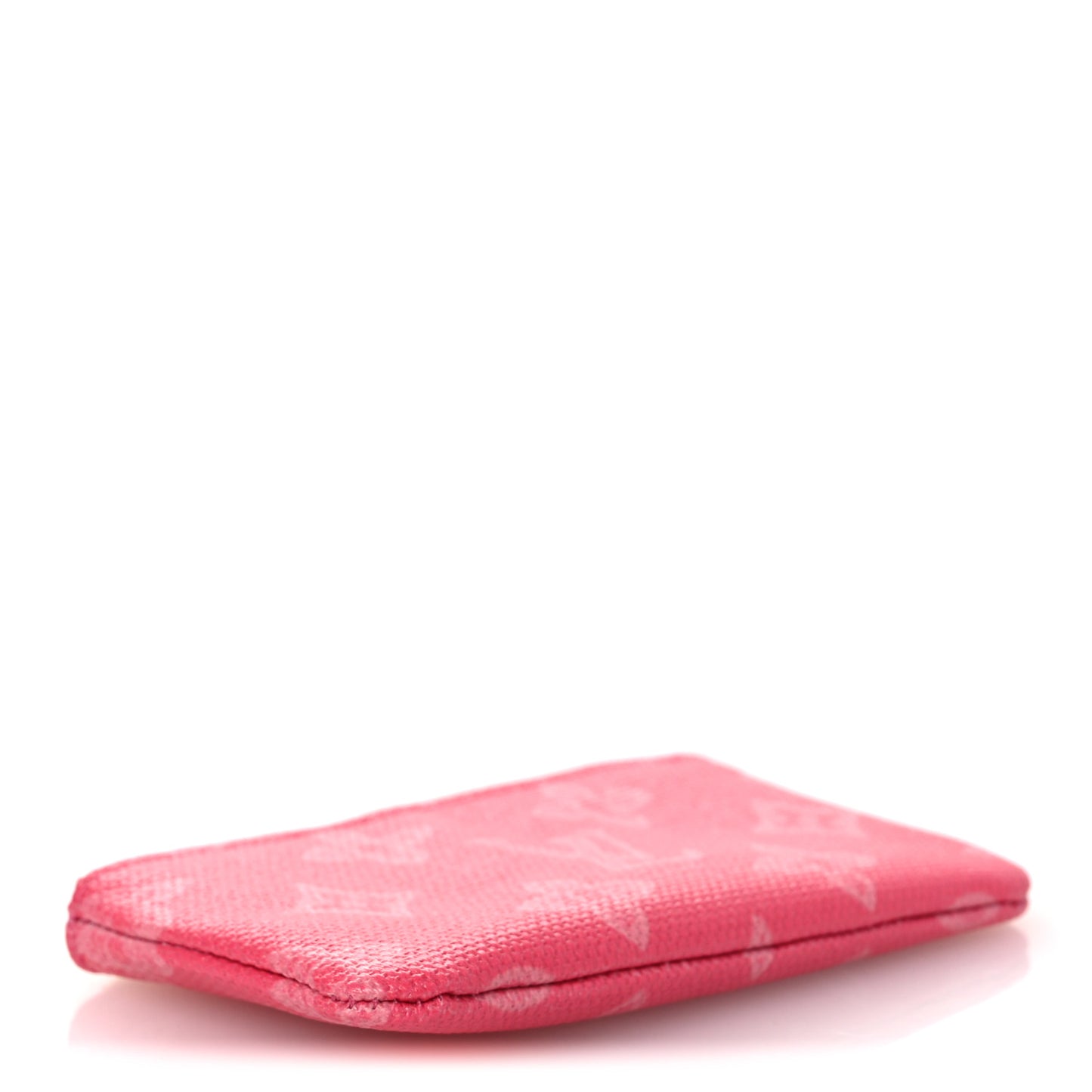 Monogram Origine Lin Key Pouch Rose Ruban