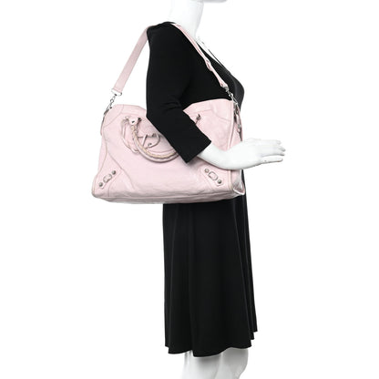 Balenciaga Agneau Giant 12 Silver Hardware City Rose Poudre Rose Petunia 2 of 15