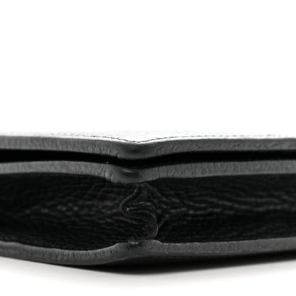 Gucci Calfskin Mini GG Marmont Chain Wallet Black 9 of 16
