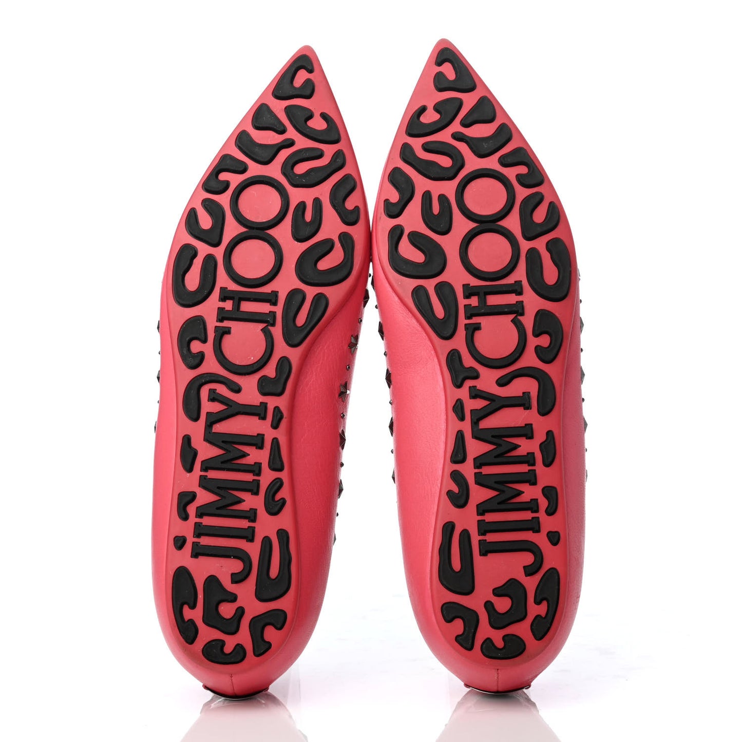 Calfskin Windsor Star Flats 40 Pink