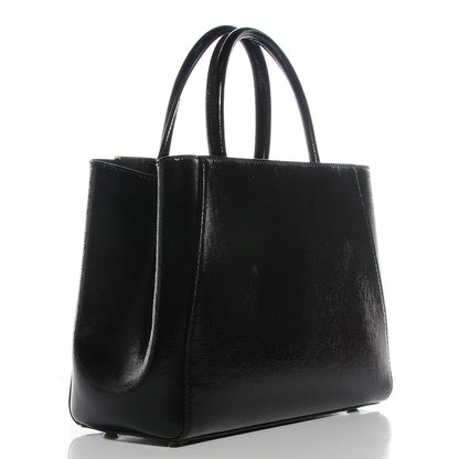 Fendi Vernice Petite 2Jours Tote Nero Black 3 of 10