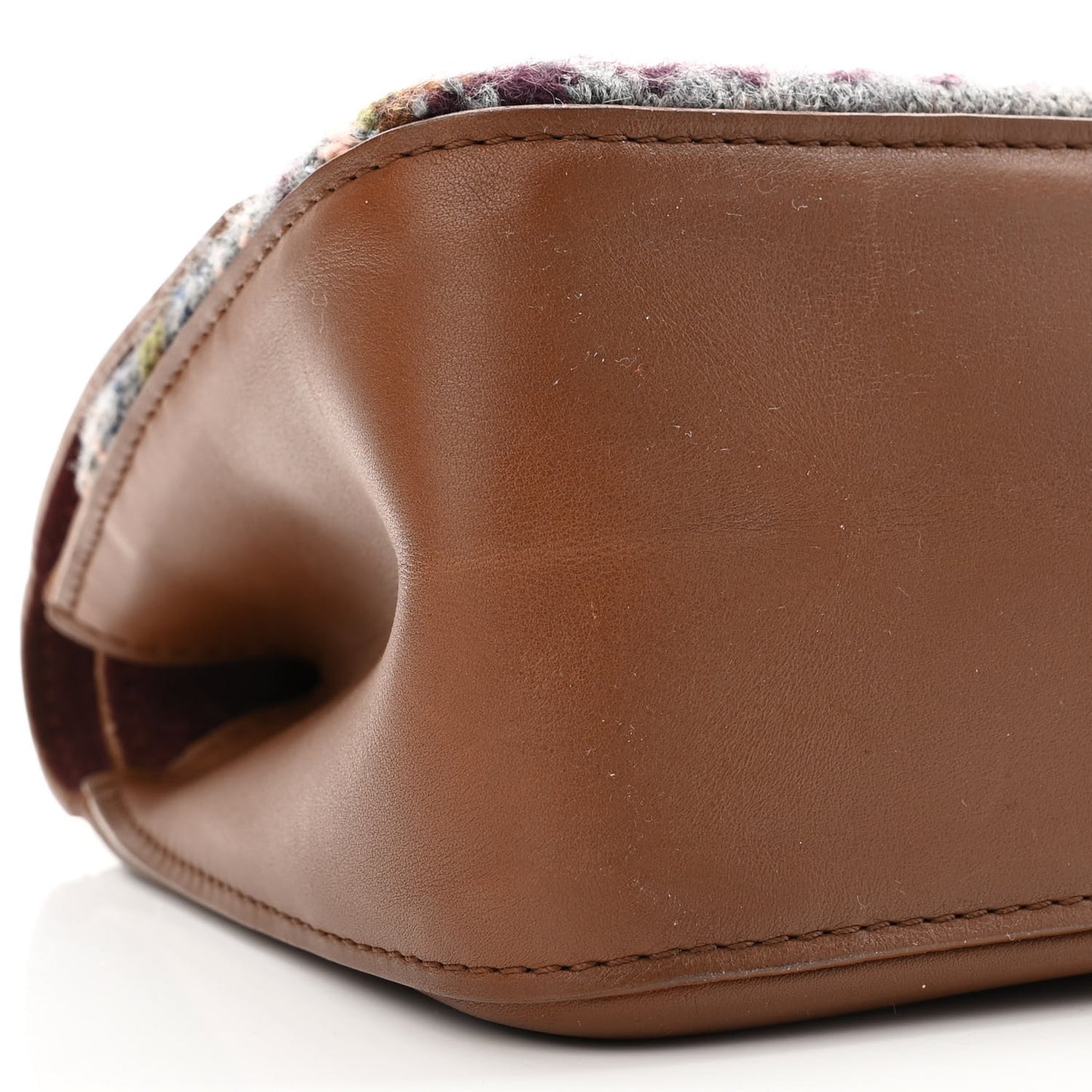 Smooth Calfskin Knit Nude 2.55 Reissue 226 Flap Brown